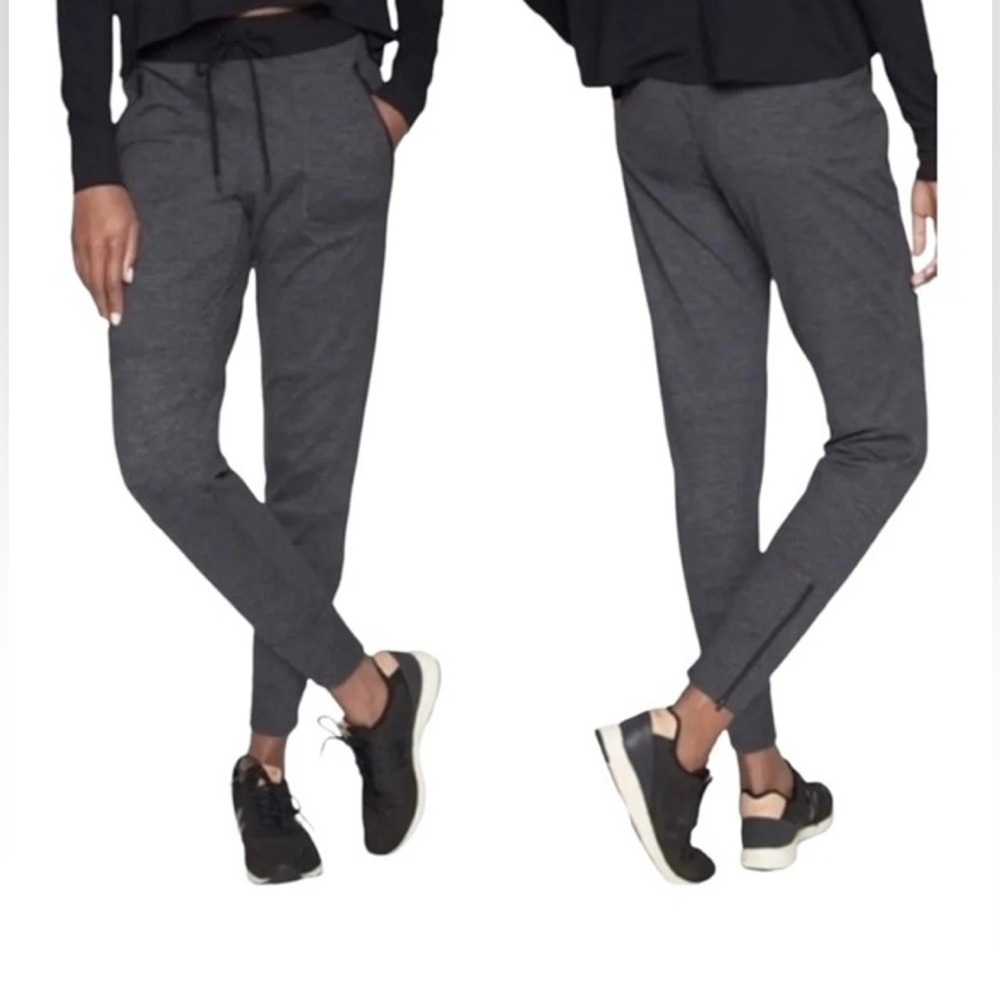 Athleta Flux Street Jogger Charcoal Grey Heather Women’s Large Style 870874